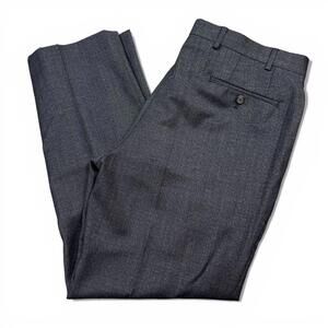 Lauren Ralph Lauren Wool Dress Pants Mens Size 36x30 Charcoal Gray Straight Leg